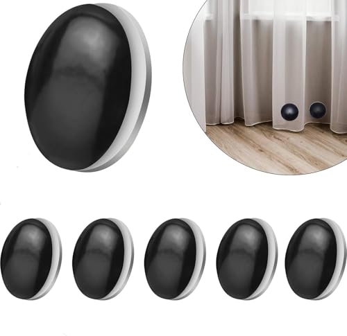Duschvorhang Magnet 10 Stücke Magnete für Duschvorhänge Schwarz Duschvorhang Magnete Gewichte Duschvorhang Vorhang Beschwerer Magnete Duschvorhang Gewichte Vorhang Gewichte Outdoor Vorhanggewicht von HORREX