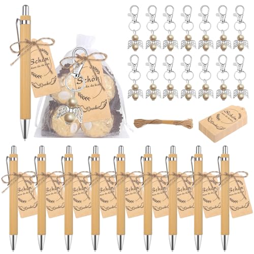 HORREX 8 Stück Abschiedsgeschenk Kollegen, Kugelschreiber Dankeschön Geschenke, Set Lehrer Geschenk, Holz Abschiedsgeschenk Lehrerin, Mitbringsel Erwachsene Kleine Geschenke für Hochzeit Kommunion von HORREX