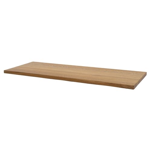 HORST Deckplatte Ivar - Elegante & Pflegeleichte Massivholzplatte für das I K E A Ivar Möbelstück - gefast, geschliffen & FSC-Zertifiziert - Eiche geölt 80cm x 30cm von HORST