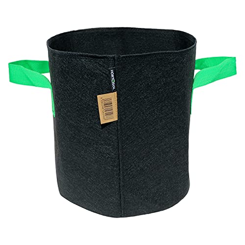 HORTOSOL Pflanzsack schwarz/grün (15 Liter - Ø26x30cm) von HORTOSOL