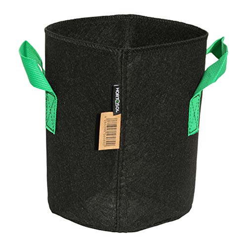 HORTOSOL Pflanzsack schwarz/grün (7,5 Liter - Ø20x24cm) von HORTOSOL