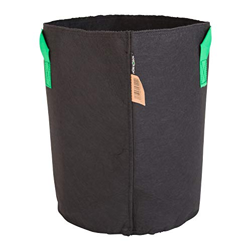HORTOSOL Pflanzsack schwarz grün (25 Liter - Ø30x36cm) von HORTOSOL