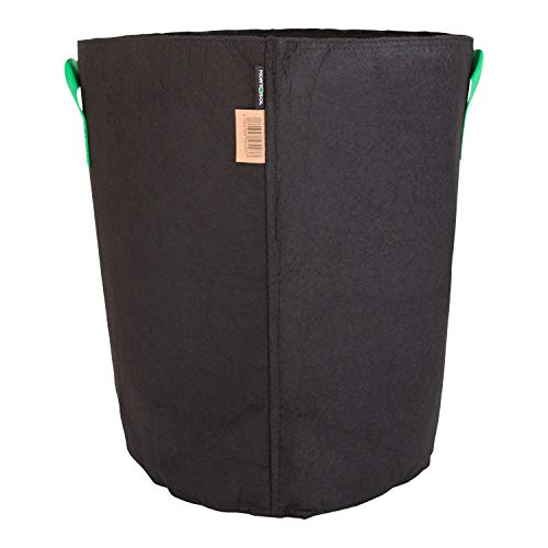 HORTOSOL Pflanzsack schwarz grün (50 Liter - Ø38x45cm) von HORTOSOL
