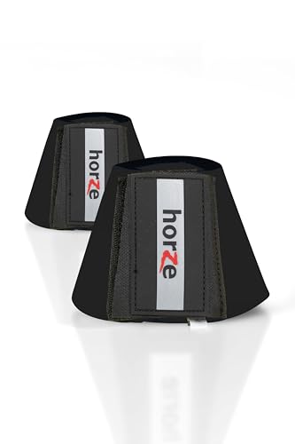 HORZE Pferde Hufglocken ProBell, Springglocken mit Klettverschluss, 2er Set, Schwarz, L HORZE Pferde Hufglocken ProBell, Springglocken mit Klettverschluss, 2er Set, Schwarz, L von HORZE