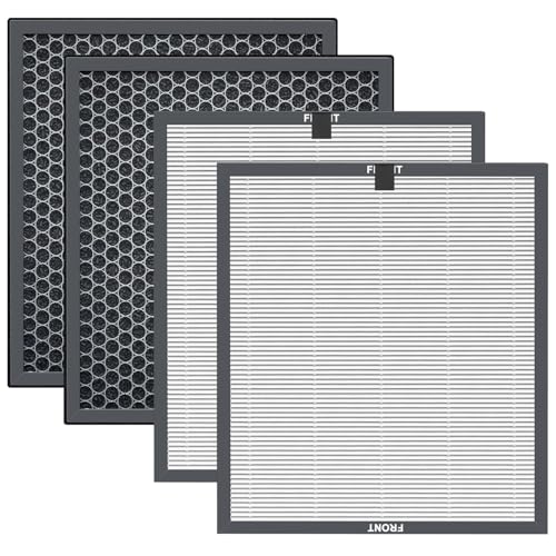 HOSECES MR5866 Filter Compatible with MR5866 Air Purifier,3 in 1 4Pack MR5866 True HEPA Replacement Filter for 99.97% Air Pollutants, Improve Air Quality von HOSECES