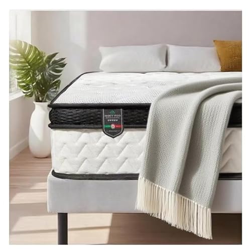 Pocket Spring Mattress 160 x 200 cm (Height 25cm) for Adults, Medium Hardness (H3) Orthopaedic & Ergonomic Spring Mattress with Gel Memory Foam von HOSIMY