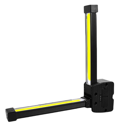Arbeitsleuchte LED Akku Werkstattlampe USB Aufladbar mit Magnet und Haken, Taschenlampe Werkstatt Handlampe COB Arbeitslampe für Werkstatt Auto KFZ Camping, Geschenke für Männer von HOSPAOP