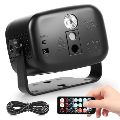 Discokugel Partylicht, Musikgesteuert Disco Licht mit 60 Muster Strobe-Effekt Partylicht, Mini Discokugel Partybeleuchtung Kinder Mit Fernbedienung für Karaoke Party Hochzeit Kids Geburtstag von HOSPAOP