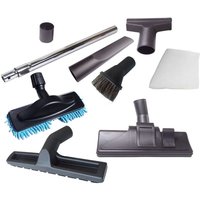 Hossi's Wholesale - 9-teiliges Staubsaugerdüsen-Set inkl. Rohr, für 32/35mm Durchmesser, kompatibel mit Staubsaugern von Dirt Devil, div, Domix Domo, Hossi's Wholesale - 9-teiliges Staubsaugerdüsen-Set inkl. Rohr, für 32/35mm Durchmesser, kompatibel mit Staubsaugern von Dirt Devil, div, Domix Domo, von HOSSI'S WHOLESALE