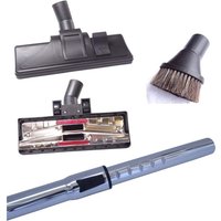 Hossi's Wholesale - Staubsaugerzubehör-Set bestehend aus Staubsaugerrohr, Bodendüse und Saugpinsel kompatibel für Hanseatic Dual Power von HOSSI'S WHOLESALE