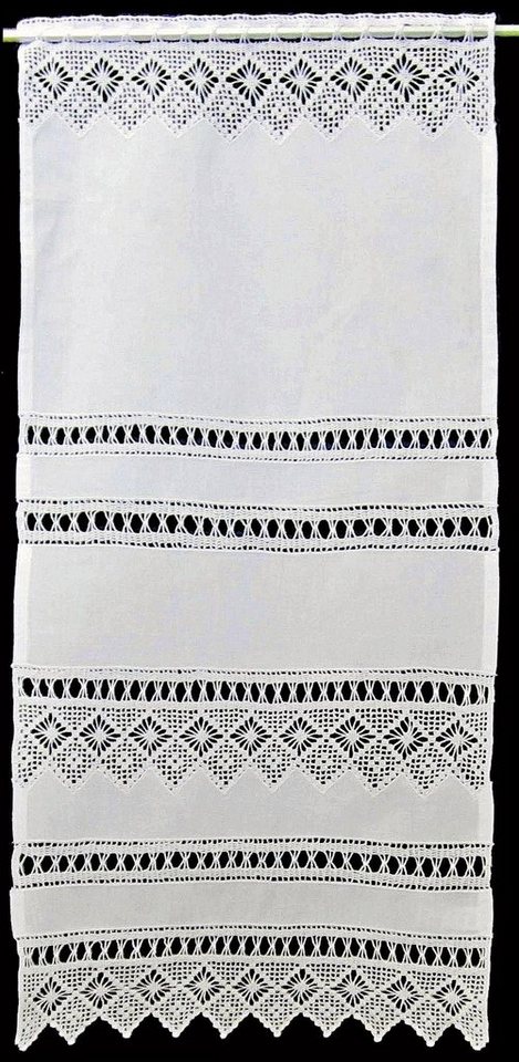 HOSSNER - ART OF HOME DECO Scheibengardine Spitzingsee, Stangendurchzug (1 St), halbtransparent von HOSSNER - ART OF HOME DECO
