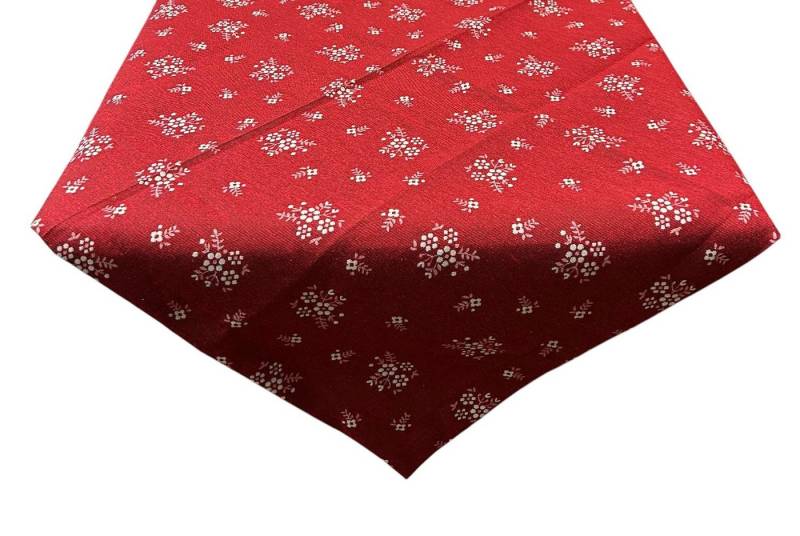 HOSSNER - HOMECOLLECTION Mitteldecke Kufstein rot (1-tlg), Tischdecke, bedruckt 85 x 85 cm von HOSSNER - HOMECOLLECTION