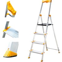 Hoström - KOMSTAX4] Escabeau 4 marches KOMSTAX4, aluminium, Hostrom von HOSTRÖM