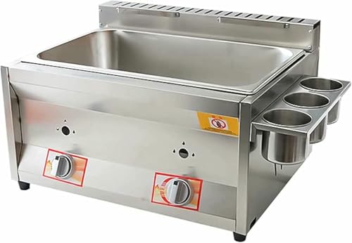 Frätter, Kommerzielle Gas Frätter, Edelstahl LPG Frätter Für Zuhause Und Handel Mit Gewürz Trough, Abnehmbar Und Waschbar ~/ Frätter, Kommerzielle Gas Frätter, Edelstahl LPG Frätter Für Zuhause Und Handel Mit Gewürz Trough, Abnehmbar Und Waschbar ~/ von HOTAPEPU