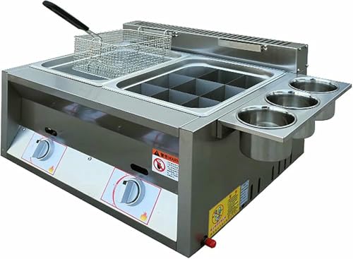 Frittiche 6L/12L Commercial Gas Fryer, Edelstahl -Außenkocher Für Heimküchenrestaurant ~// von HOTAPEPU
