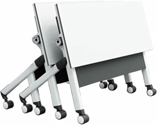 HOTAPEPU 2 PCs Folding Conference Table Mit Flip-Top- Und Verriegelungsrädern, Trainingstabelle Mit Metallrahmen, Platzsparendem Design Für Büro, Besprechung Und Klassenzimmer ~/ HOTAPEPU 2 PCs Folding Conference Table Mit Flip-Top- Und Verriegelungsrädern, Trainingstabelle Mit Metallrahmen, Platzsparendem Design Für Büro, Besprechung Und Klassenzimmer ~/ von HOTAPEPU