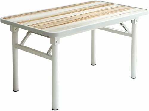 HOTAPEPU 4 Pack Faltbarer Konferenz-Trainingstisch Mit Metallrahmen Tragbare Esstische Faltbarer Computer-Bürotisch Für Schlafzimmer Esszimmer Home Office, Schnelle Installation~/ von HOTAPEPU