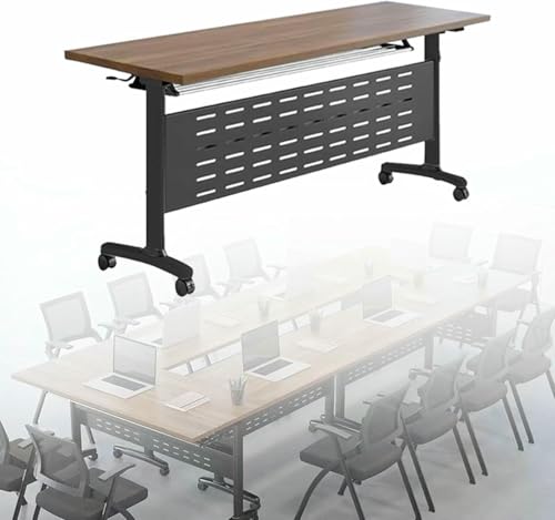 HOTAPEPU 4 Stück Faltbarer Konferenztisch, Faltbare Konferenzräume Flip Top Splitzen Rechteckige Schulungs-Seminartische Mobiles Büro Tagungstisch Mit Rädern Für Home Office~/ HOTAPEPU 4 Stück Faltbarer Konferenztisch, Faltbare Konferenzräume Flip Top Splitzen Rechteckige Schulungs-Seminartische Mobiles Büro Tagungstisch Mit Rädern Für Home Office~/ von HOTAPEPU