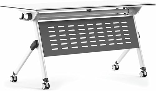 HOTAPEPU Rollende Konferenztische Set Von 2 Klappbaren Flip-Top Konferenztisch Vielseitiger Tragbarer Klappbarer Schreibtisch Für Dynamische Besprechungen, Schulungen, Klassenzimmer, Büros Seminare~/ HOTAPEPU Rollende Konferenztische Set Von 2 Klappbaren Flip-Top Konferenztisch Vielseitiger Tragbarer Klappbarer Schreibtisch Für Dynamische Besprechungen, Schulungen, Klassenzimmer, Büros Seminare~/ von HOTAPEPU