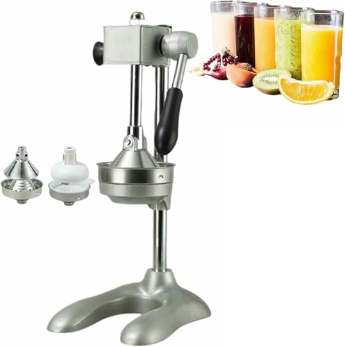 Hand Press Juicer Machine - Manuelles Zitrus -Squeezer Für Zitrone, Wassermelone - Professionelle Küchenmaschine Und Brecher - Edelstahl, Leicht Zu Reinigen - Konvexes Punktdesign Pressing ~/ von HOTAPEPU