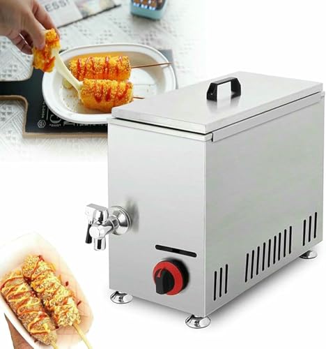 Käse Hot Dog Sticks Maker Machine, 21L Commercial Fryer Snack, Food Maker Corn Dog Machine, Für Küche, Esszimmer ~// Käse Hot Dog Sticks Maker Machine, 21L Commercial Fryer Snack, Food Maker Corn Dog Machine, Für Küche, Esszimmer ~// von HOTAPEPU