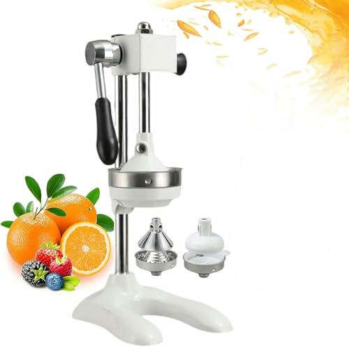Manuelles Fruchtsuzierer - 3s Schnellsaft, Zitruspresse Press Juicer Orange Squeezer Mit 2 Formen - Gummifüße, Manuelles Entsaftenwerkzeug Für Orangefarbene Zitronen -Wassermelone ~/ von HOTAPEPU