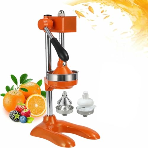 Manuelles Fruchtsuzierer - 3s Schnellsaft, Zitruspresse Press Juicer Orange Squeezer Mit 2 Formen - Gummifüße, Manuelles Entsaftenwerkzeug Für Orangefarbene Zitronen -Wassermelone ~/ von HOTAPEPU