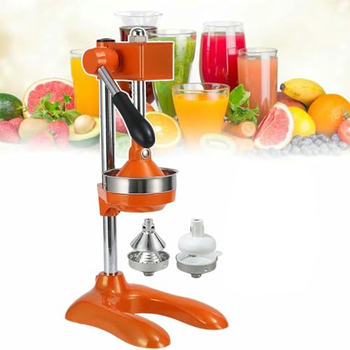 Manuelles Zitruspresse -Entsaftung, Kommerzieller Juicer -Maschinen -Gusseisen -Zitrusfrüchte -Juicer Für Zitrone, Limette - Professioneller Squeezer Und Brecher, Schaltstoffsaft Aus Edelstahl ~/ von HOTAPEPU