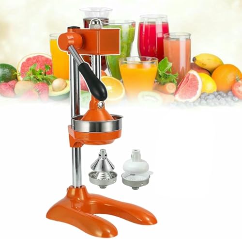 Manuelles Zitruspresse -Entsaftung, Kommerzieller Saftbrückungsmaschinen Gusseisenzitrussuicer Für Zitrone, Limette - Professioneller Quetschern Und Brecher, Schaltstoffsaft Aus Edelstahl ~/ von HOTAPEPU