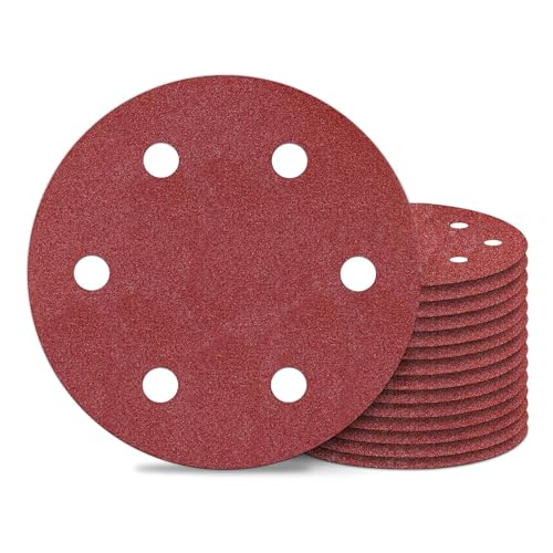 HOTCKB 15 Stück Schleifpapi 225mm Klett Schleifscheiben 6 Loch Exenterschleifpapier Körnung 100 HOTCKB 15 Stück Schleifpapi 225mm Klett Schleifscheiben 6 Loch Exenterschleifpapier Körnung 100 von HOTCKB