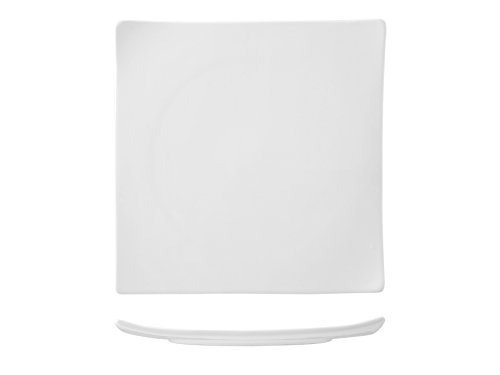 H&h piatto quadrato in porcellana, 27x27 cm, bianco H&h piatto quadrato in porcellana, 27x27 cm, bianco von H&H