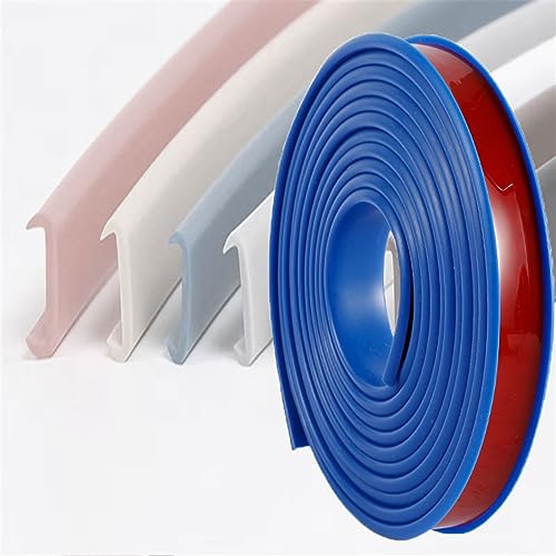 5 Meter U-Form Selbstklebend Möbelkantenband, Flexible TPE Kantenschutz weiches Kantenumleimer Faltbarer für Schrankkanten Arbeitsplatten Abschlussleiste(Blue,18mm) von hothuimin
