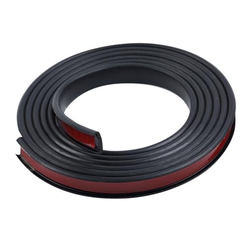 5m Kantenumleimer Selbstklebend Kantenschutz Umleimer Furnierklebeband Kein Aufbügeln, U-Form TPE Möbelkantenband, selbstsichernde Furnier-Randschiene(Black,9mm) von HOTHUIMIN