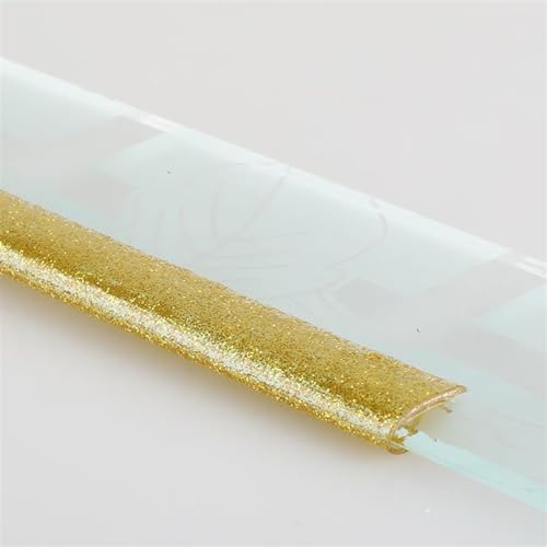 6m Kantenumleimer Selbstklebend Kantenschutz Umleimer Furnierklebeband Kein Aufbügeln, U-Form TPE Möbelkantenband, selbstsichernde Furnier-Randschiene(Gold,Thickness2.5-8mm) von HOTHUIMIN