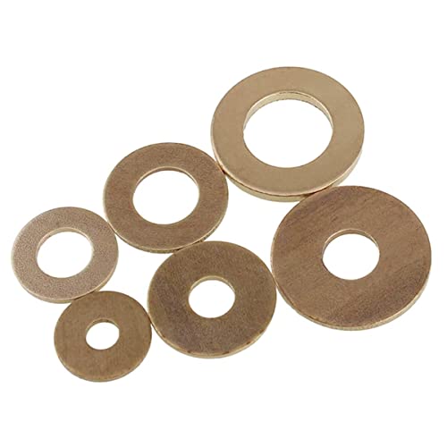 GB97 Messing Unterlegscheibe Messing Flachdichtung M2 M2,5 M3 M4 M5 M6 Dicke 0,4/0,5/0,8/1mm-M2,5 x 5 x 0,4 mm,10 Stk GB97 Messing Unterlegscheibe Messing Flachdichtung M2 M2,5 M3 M4 M5 M6 Dicke 0,4/0,5/0,8/1mm-M2,5 x 5 x 0,4 mm,10 Stk von HOTIPS