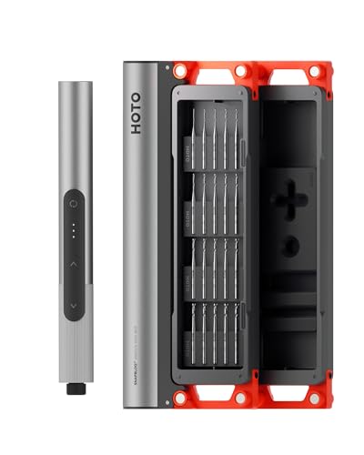 HOTO SNAPBLOQ™ D - A03 Mini - Bohrmaschine: USB - C - ladbar, dreistufige Drehzahl, mit 20 Bohrerbits, geeignet für Schmuckherstellung, Bohren in Harz, Holz & Kunststoff sowie DIY - Projekte von HOTO