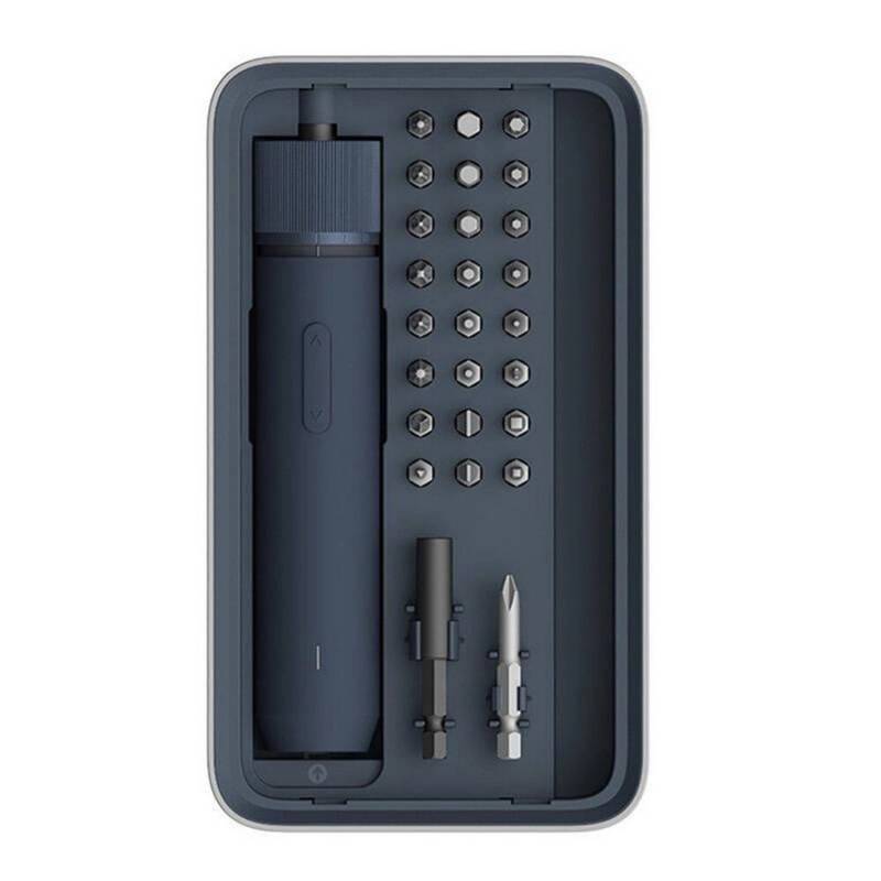 Hoto Schraubendreher-Set Blau mit 25 Bits inkl. Magnetische Aufbewahrungsbox QWLSD011 1500 mAh 3,6V von HOTO