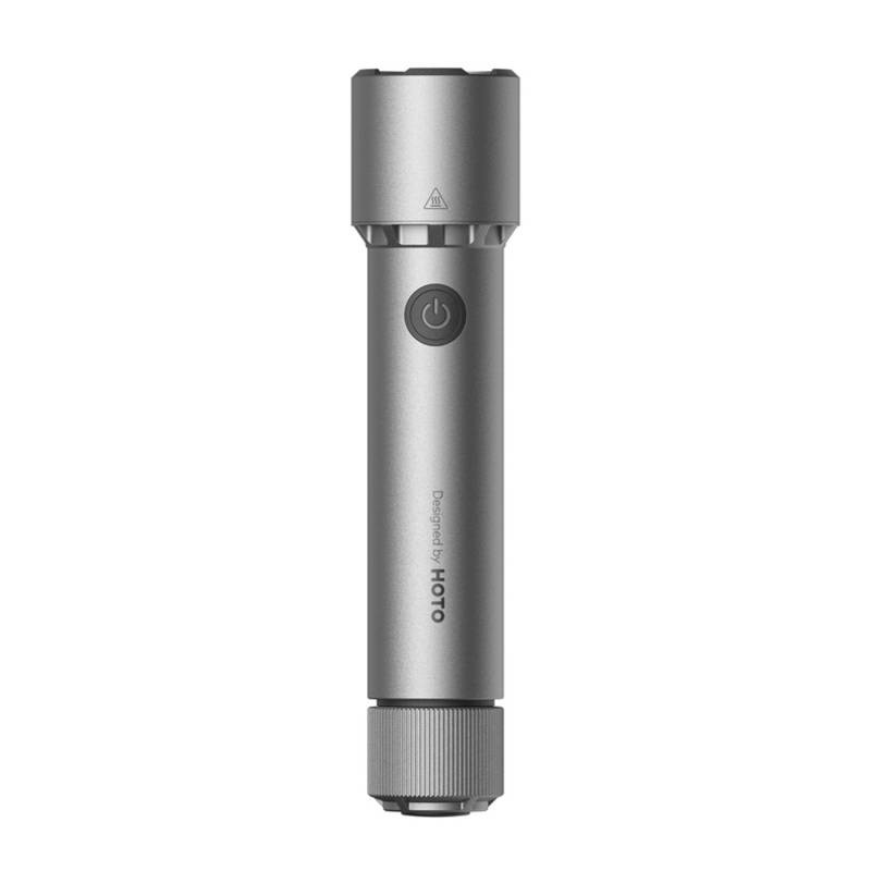 Hoto taktische Taschenlampe QWSDT005 300m Reichweite 2300lm USB-C Aufladbar 3100mAh IP68 von HOTO