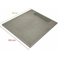 Ersatzteil - Metallfilter (Fettfilter) 252 x 300 mm - - de dietrich, airlux, indesit, ariston hotpoint, scholtes von HOTPOINT ARISTON