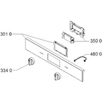 Hotpoint Ariston - Ersatzteil - Originales Edelstahl-Bedienfeld (Kennzeichnung 301 0) - - ariston hotpoint Hotpoint Ariston - Ersatzteil - Originales Edelstahl-Bedienfeld (Kennzeichnung 301 0) - - ariston hotpoint von HOTPOINT ARISTON
