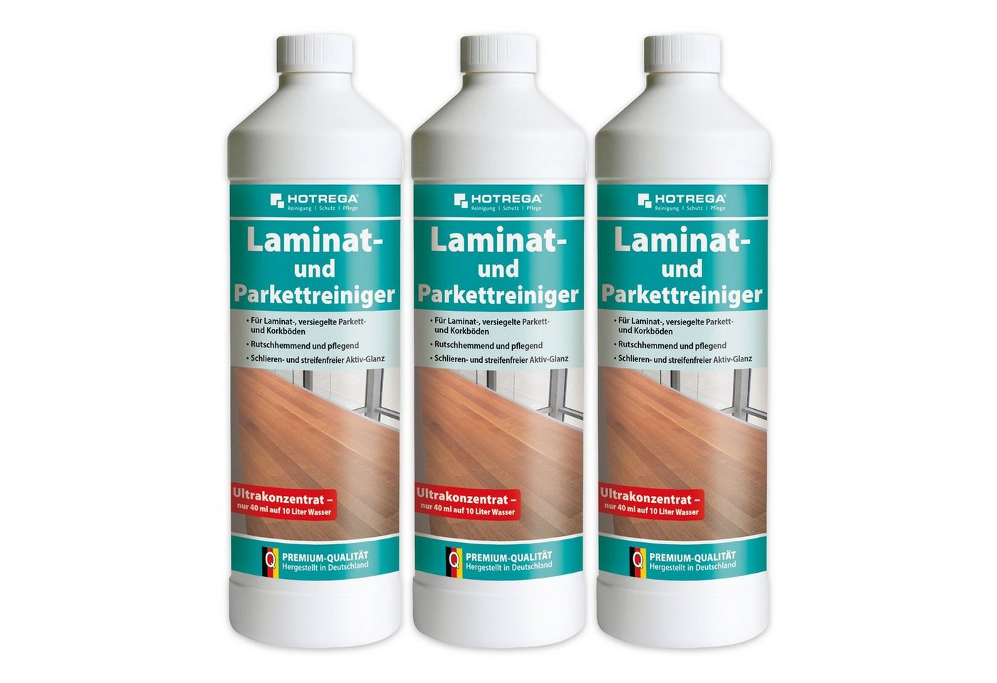 HOTREGA® Laminat und Parkett Reiniger Konzentrat Sets Laminatreiniger von HOTREGA®