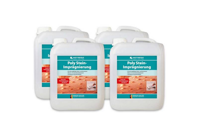HOTREGA® Poly Stein Imprägnierung Steinimprägnierung Imprägniermittel 5 Liter Naturstein-Imprägnierung von HOTREGA®