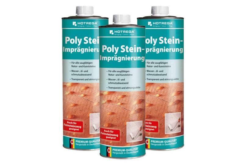 HOTREGA® Poly Stein Imprägnierung Steinimprägnierung Imprägniermittel Protect Naturstein-Imprägnierung von HOTREGA®