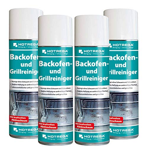 HOTREGA Backofen- und Grillreiniger 300ml, Ofenreiniger, Backofenspray, Backofenreiniger, Herdreiniger, Fettlöser, Mengen:4 HOTREGA Backofen- und Grillreiniger 300ml, Ofenreiniger, Backofenspray, Backofenreiniger, Herdreiniger, Fettlöser, Mengen:4 von HOTREGA