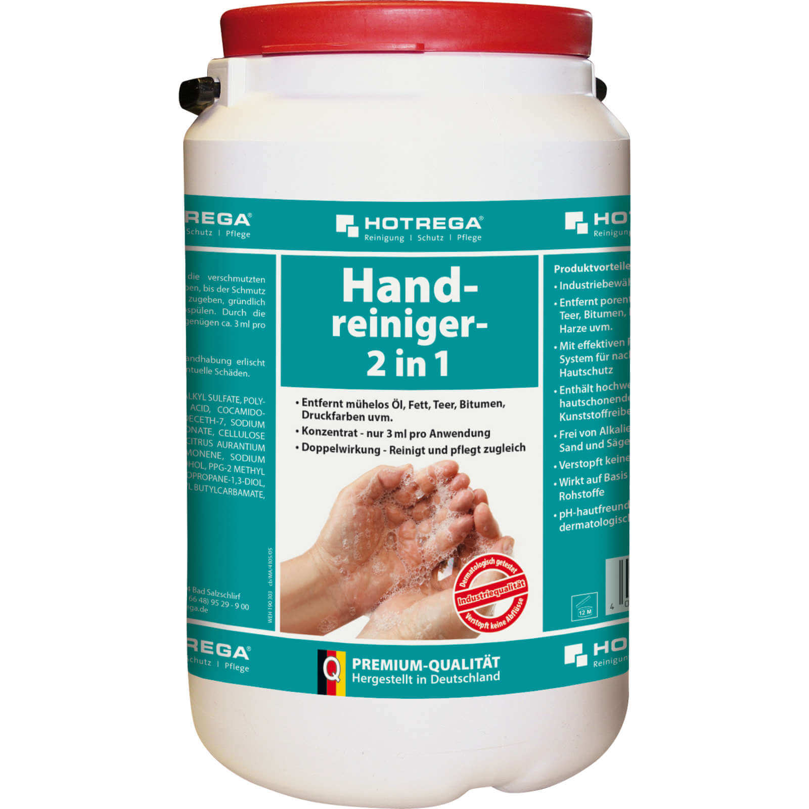 HOTREGA Handreiniger Handwaschpaste Hautreiniger Handpflege Hautpflege 2in1 3L von HOTREGA