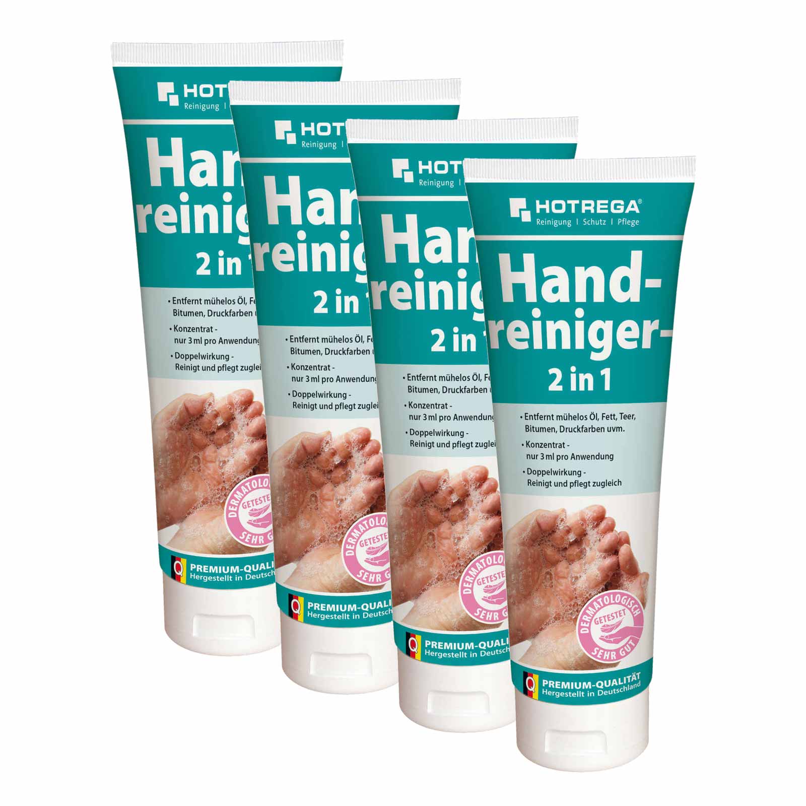 HOTREGA Handreiniger Handwaschpaste Waschpaste Hautpflege Handpflege 250ml Menge:4 von HOTREGA