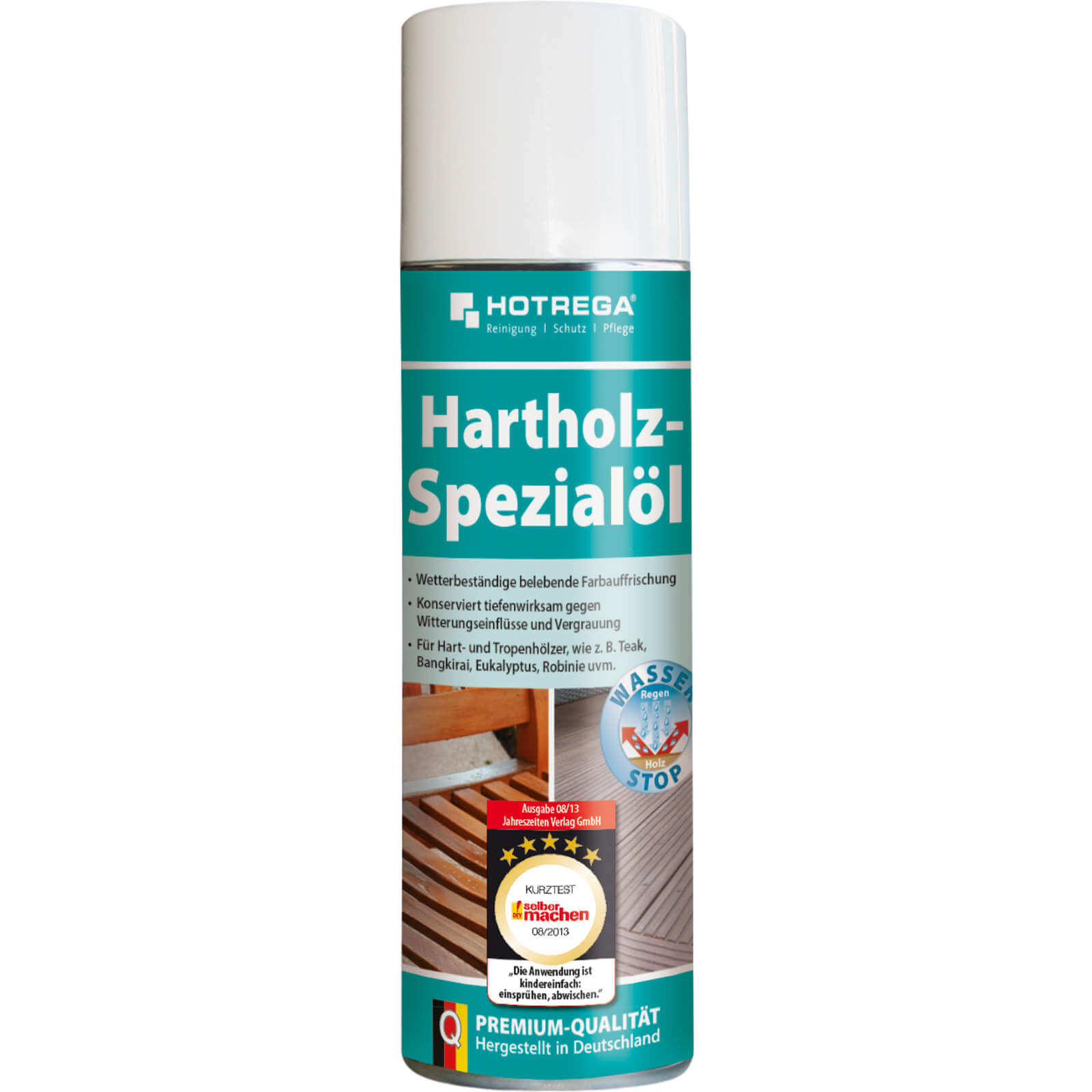 HOTREGA Hartholz Spezialöl Hartholzöl Holzpflege Holzöl Holzpflegemittel 300ml von HOTREGA