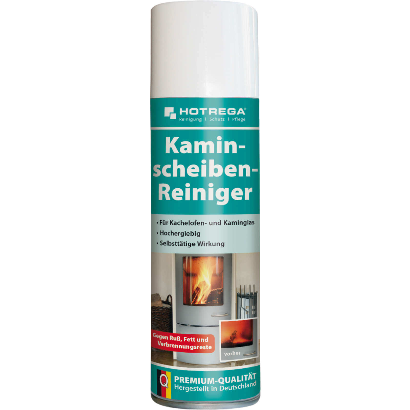 HOTREGA Kaminscheibenreiniger Ofenreiniger Rußentferner Harz Glasreiniger 300ml von HOTREGA