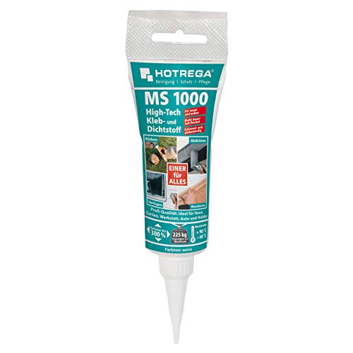 HOTREGA MS 1000 High Tech Kleb und Dichtstoff 80 ml Tube weiß - Verfugungsmasse von HOTREGA