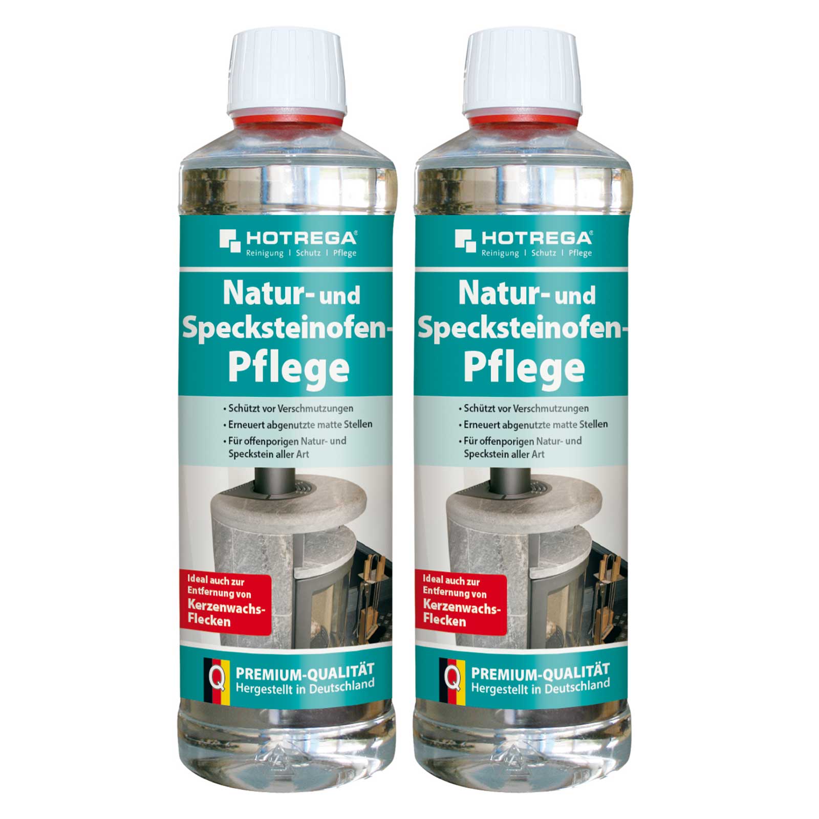 HOTREGA Specksteinofen Pflege und Natursteinofen Pflege Pflegemittel 2x 500ml von HOTREGA